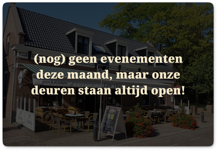 (nog) geen evenementen deze maand