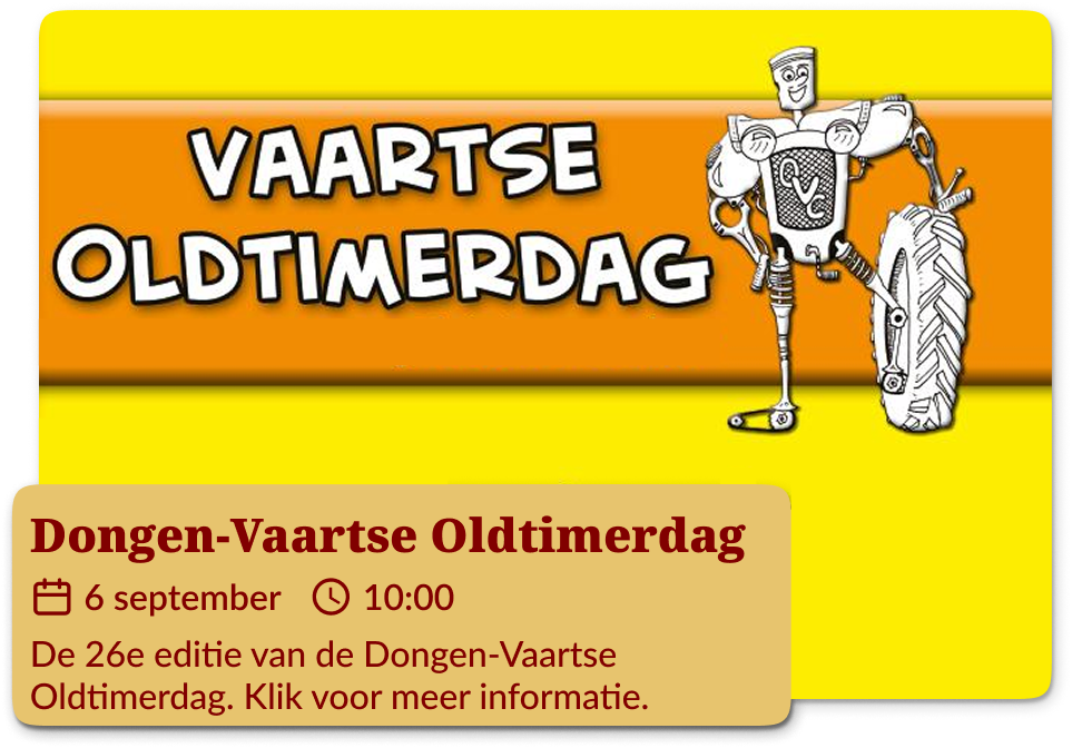 Dongen-Vaartse Oldtimerdag 6 september